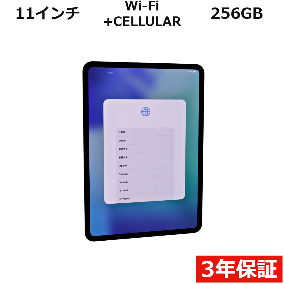 【WEBカメラ搭載】IPAD PRO 11-INCH WI-FI+CELLULAR 256GB